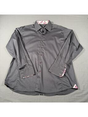 Stone Rose Men's Black Button Up XXL. N124